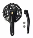 Vevparti SHIMANO FC-M311, 42/32/22, 170mm Alu, djup 5mm, svart - Pedalvevspar - 66672 - 2