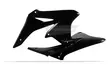 Polisport radiator scoops Suzuki RMZ250(10-18) black - Motocross kylargaller - 176-8413600002 - 1