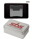SBS Bromsklossats Dual Sinter 2 809DS-2 - MC Bromsbelägg - 23-809DS-2 - 1