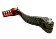 Tec-X Växelspak, Carbon-mönster/Röd, Derbi Senda / Aprilia RX,SX 06- / Gilera R - Pedaler - 306-4023-2 - 1