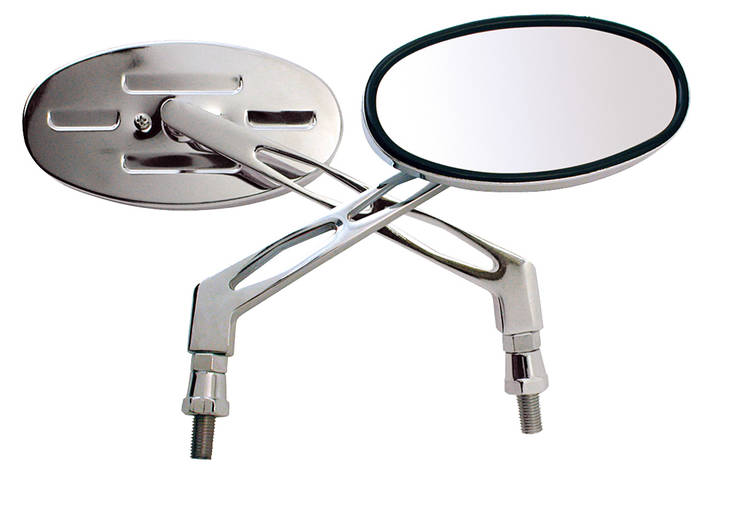 CUSTOM OVAL , hÃ¶ger - MC Speglar - RE12 - 1