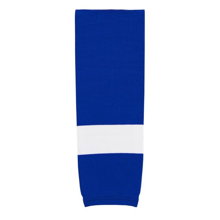 Edge Ishockeystrumpor, blå/ vit - junior - Ishockey tillbehör - kl722402 - 1