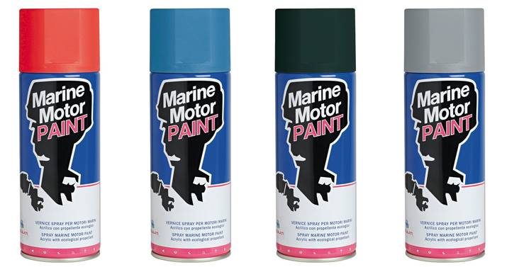 Motorfärg 400ml, Selva vit - Underhållsprodukter - M52-400-72 - 1