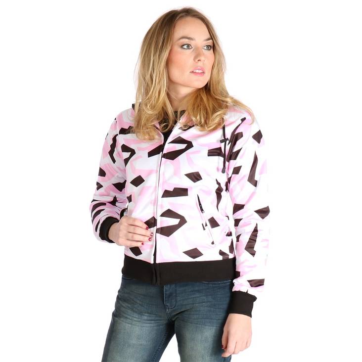 Huvtröja Sweep Kevlar Chilaili Camo, svart/rosa - MC jackor - KHCH-01-32 - 1