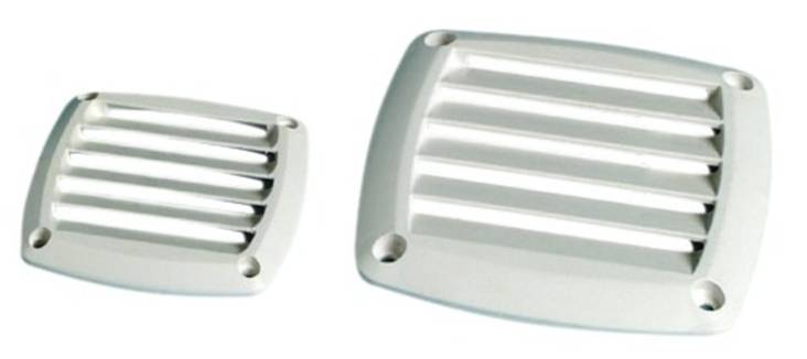 Galler svart ABS 125x125 - Ventilgaller - M53-480-82 - 2