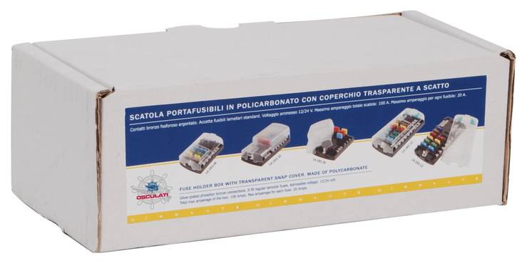 Polycarbonate fuse holder box - Säkringsdosor - M14-183-12 - 1
