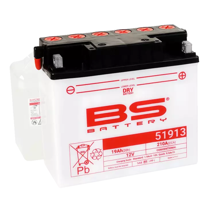 BS Battery 51913 (CP) – traditionellt torrladdat batteri - BS batteri - 140-310542 - 1