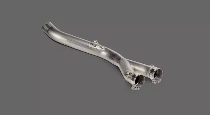 Akrapovic Optional Link Pipe/Collector (Titanium) MT-10 / FZ-10 2022- - MC Andra avgasrör - 461-Y10SO19-2 - 1