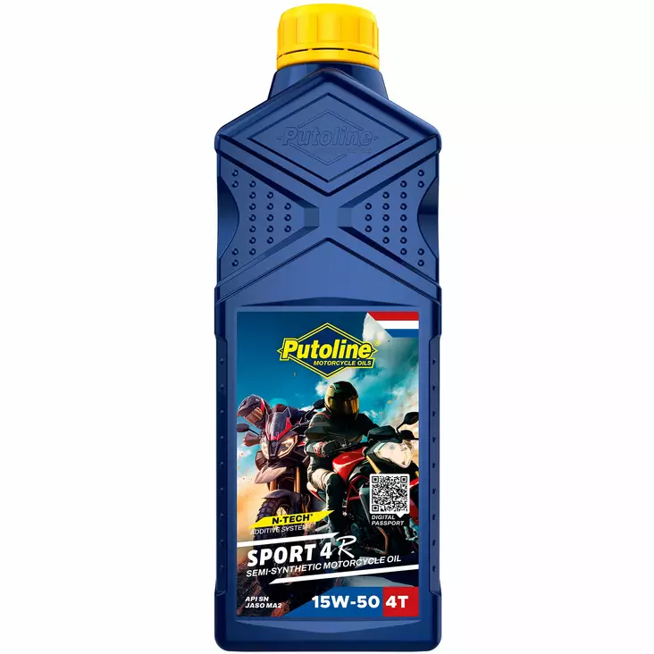 Putoline Sport 4R 15W-50 Motorolja 1L - 4-T Motoroljor - 554-74392 - 1