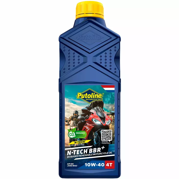 Putoline N-TECH BBR+ 10W-40 Motorolja 1L - 4-T Motoroljor - 554-74552 - 1