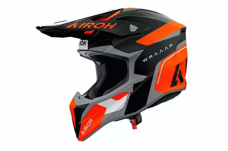 Crosshjälm Airoh Wraaap Conquer Orange matt - Crosshjälmar - 57-26032 - 1