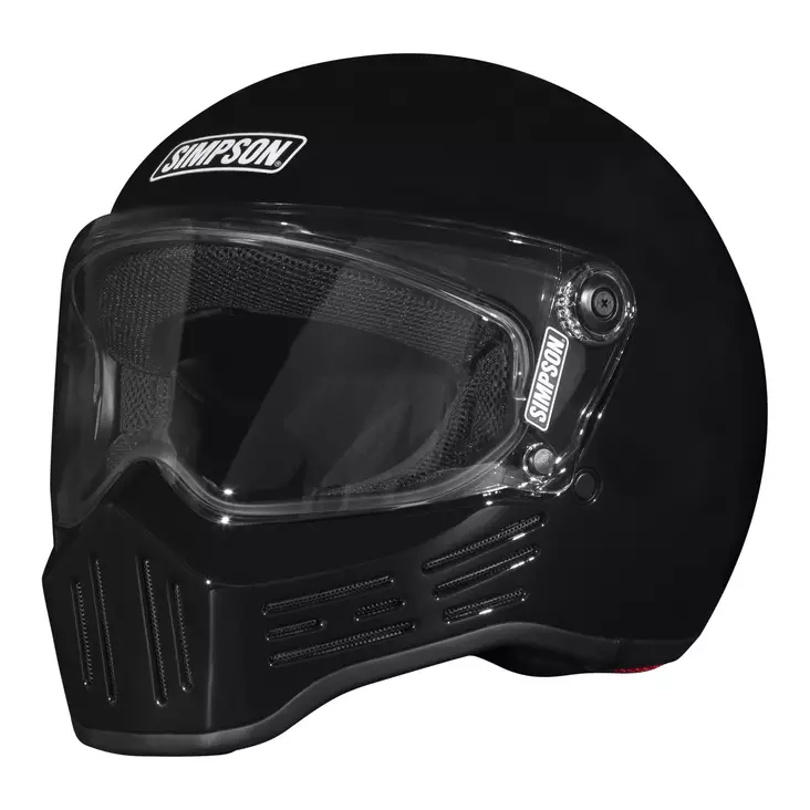 MC-hjälm SIMPSON M30 Solid, svart - MC integralhjälmar - 638-2612 - 1