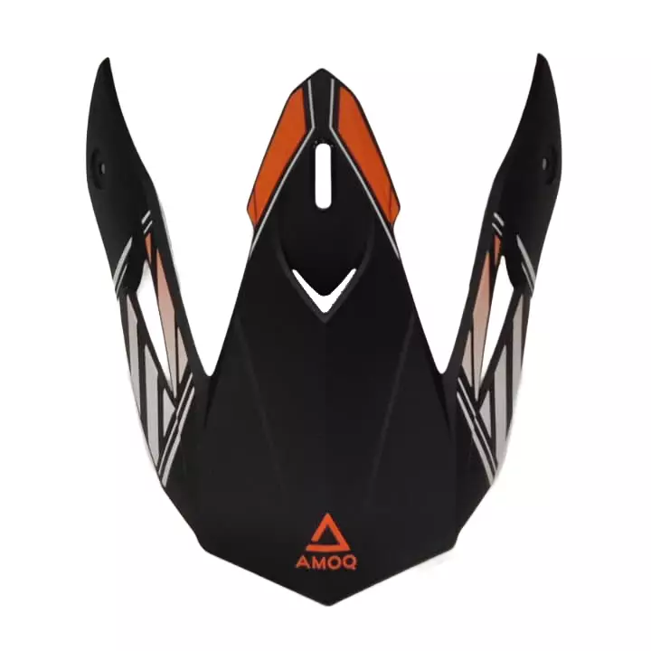 AMOQ Meteor V2 Skärm Axis Svart/Orange - Hjälm reservdelar - 645-261600-2 - 1