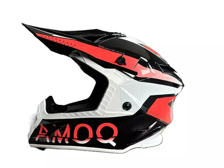 AMOQ Friction Mips Hjälm Svart/Röd - Crosshjälmar - 645-26160312 - 1