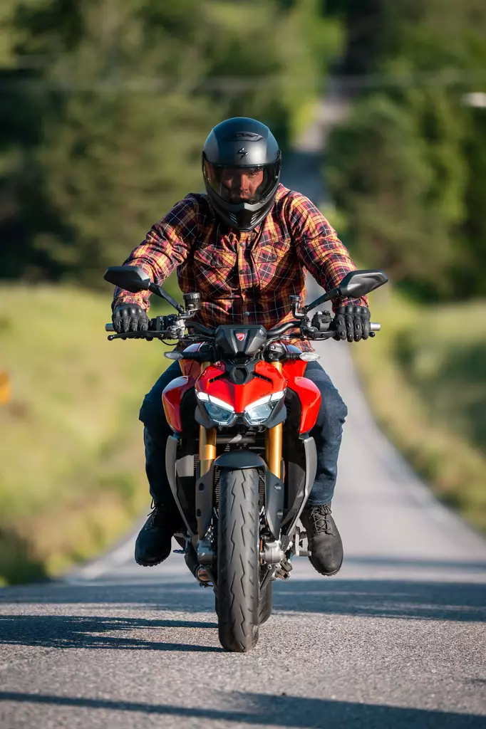 MC-skjorta Lindstrands Kullberg, sand/rost - MC jackor - 720-26060322 - 1