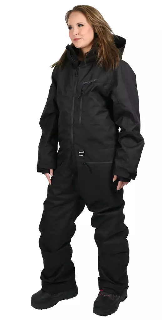 Sweep Vertex Insulated dam snöskoteroverall, svart - Skoteroveraller - TSVELIN-022 - 1