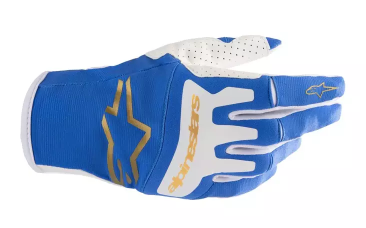 Alpinestars crosshandskar Techstar Blå/Guld - Crosshandskar - D438492 - 2