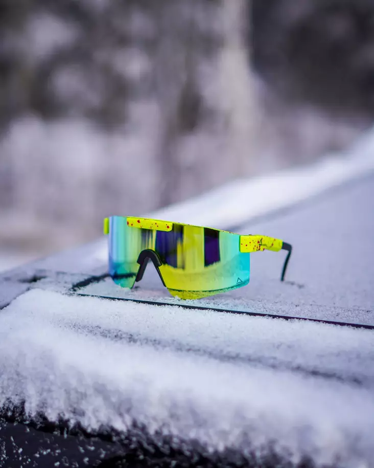 AMOQ Comet Solglasögon Yellow Splash - Orange Spegellins - Solglasögon - 645-NO1-SHADES-2 - 1