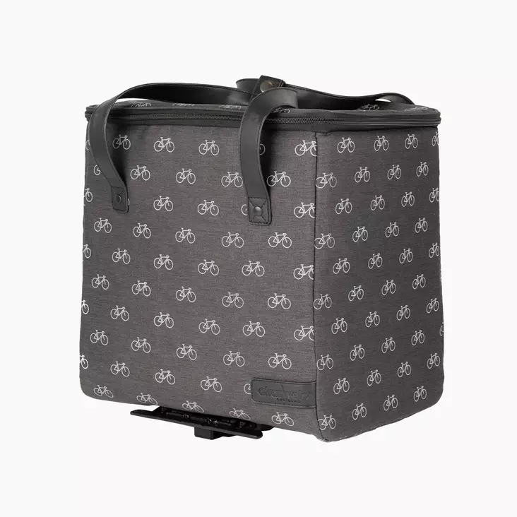 ATRAN Kylväska, AVS-fäste, grå/reflekterande cykelmönster - Väskor - 1802-30-52 - 1