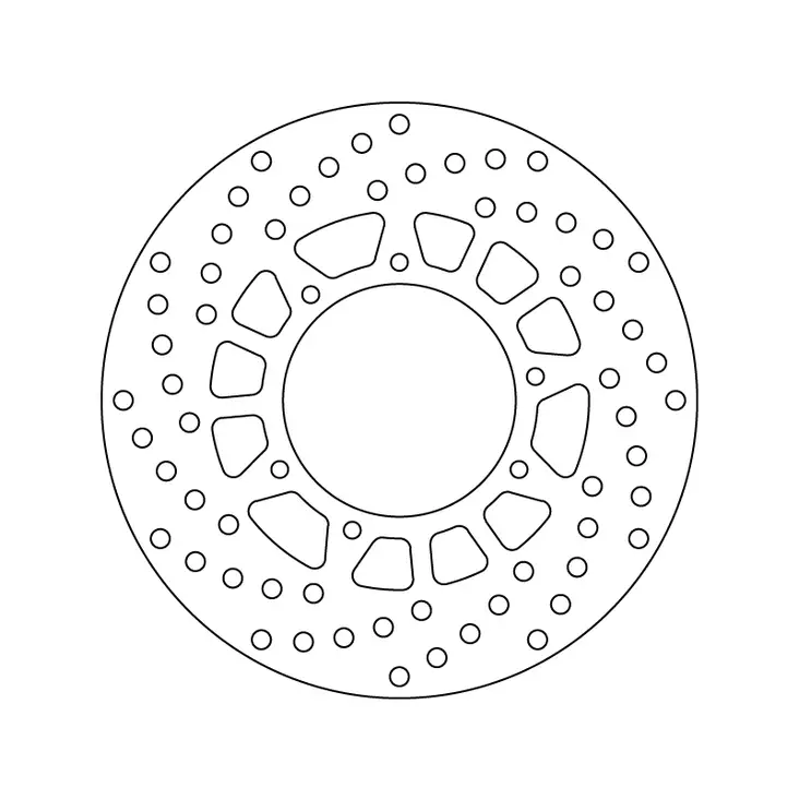 Brembo Bromsskiva Serie Oro - MC Bromsskivor - 232-68B40742 - 1