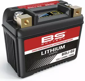 BS Battery BSLI-02 Lithiumbatteri - BS batteri - 140-360102 - 1