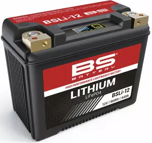 BS Battery BSLI-12 Lithiumbatteri - BS batteri - 140-360112 - 1