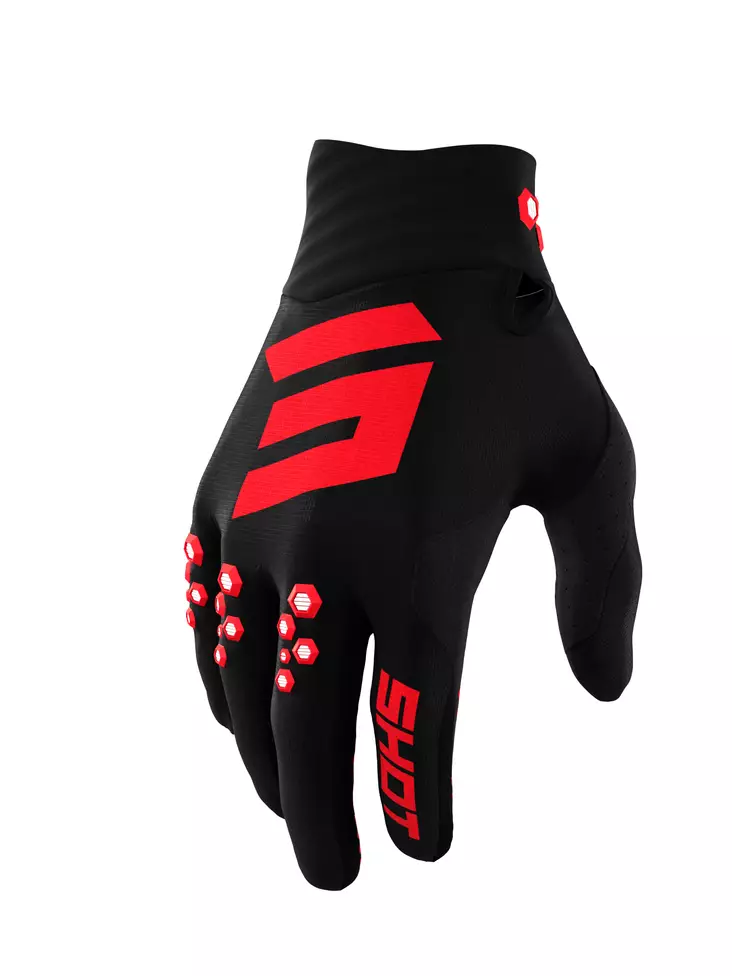 Shot crosshandske Contact röd - Crosshandskar - 612-2212 - 1