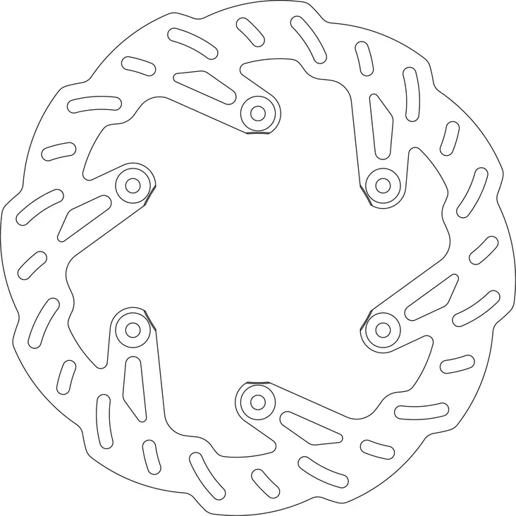 GOLDFREN Bromsskiva bak YZ/WR125/250 98-01YZF/WR250-04 - Motocross bromsskivor - 46-13-2212 - 1