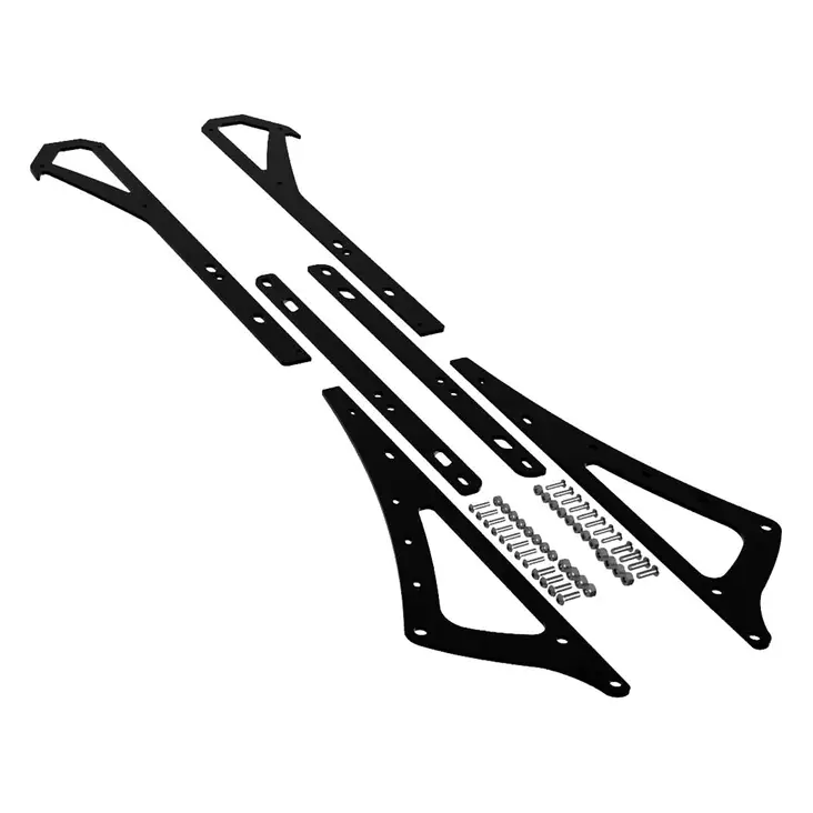 Itek boggieförstärkningar powdercoated black A/C, Yamaha 162" - Snöskoter boggieförstärkningar - 924-333622 - 1