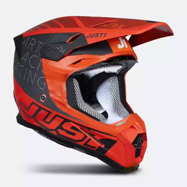 Just1 Crosshjälm J-22 F Dynamo Svart/Röd - Crosshjälmar - 604-230012 - 4