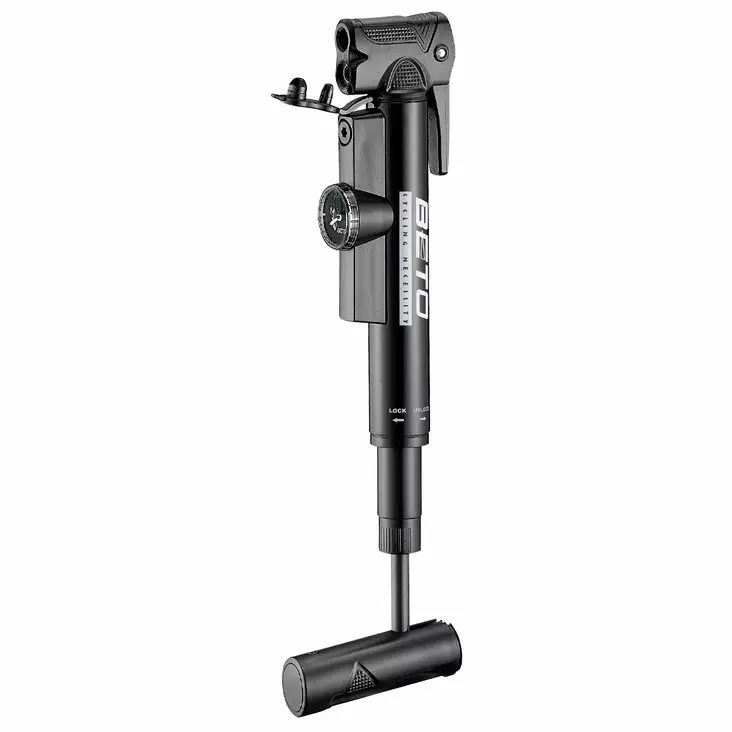 Handpump BETO, CLD-038, teleskopisk, med mätare - Cykelpumpar och -delar - 60862 - 1