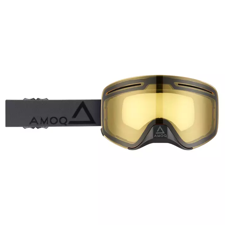 AMOQ Vision Vent+ Magnetic skoterglasögon, grå/svart - gul - Skoterglasögon - 645-23130319-2 - 1