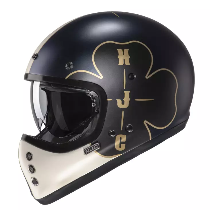 Motorcykelhjälm HJC V60 Ofera MC5SF, svart/vit - MC integralhjälmar - 630-22082 - 1