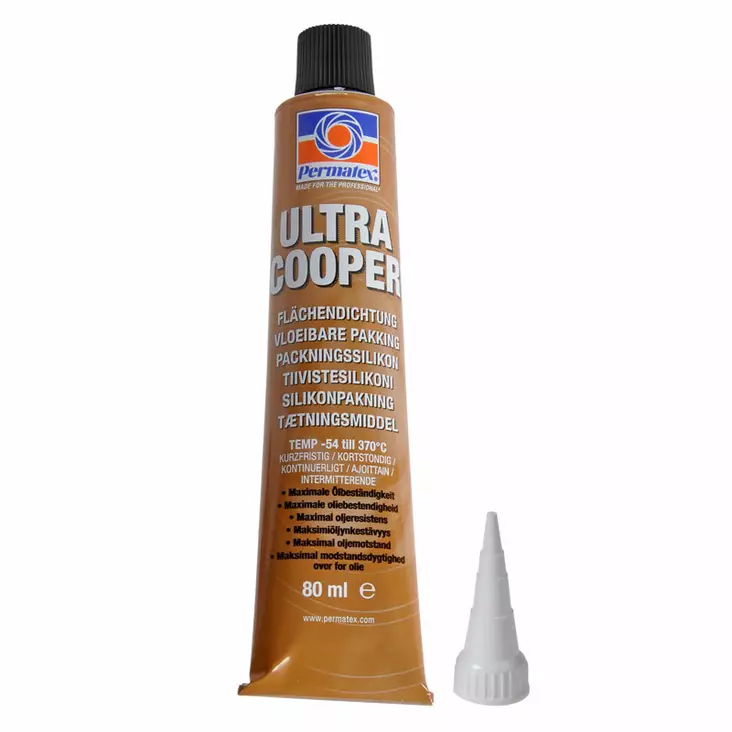 Permatex tätningssilikon Supra Copper 80ml - Underhållsprodukter - 440-702 - 1