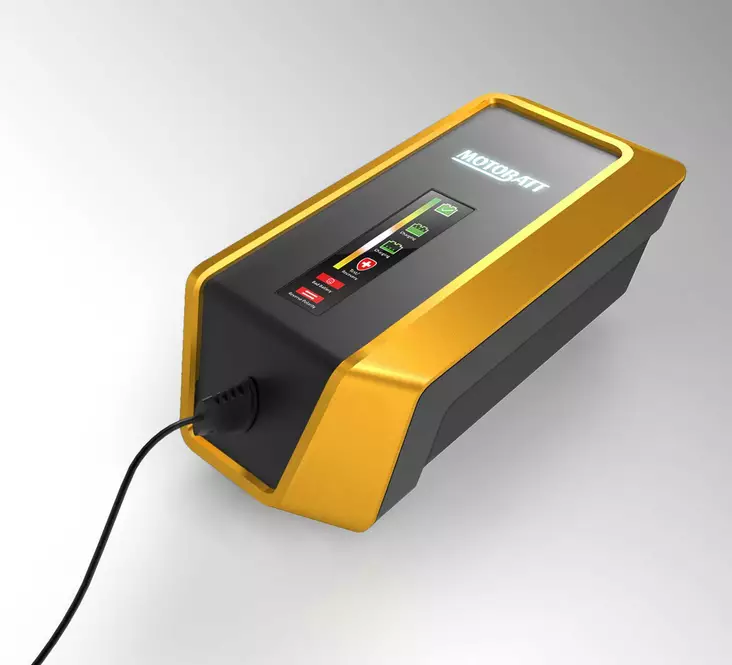 Motobatt Batteriladdare Fat Boy 9 step12V 2,0 Amp - Batteriladdare - 14-990-2 - 1