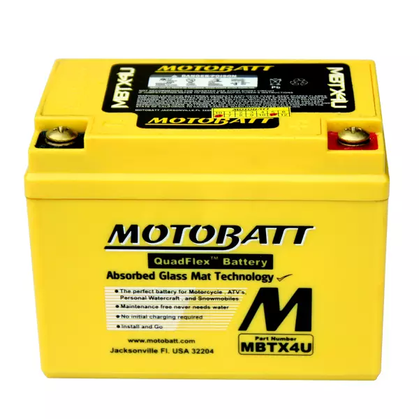 MOTOBATT batteri MBTX4U Factory sealed - Motorbatt batteri - 14-502 - 1