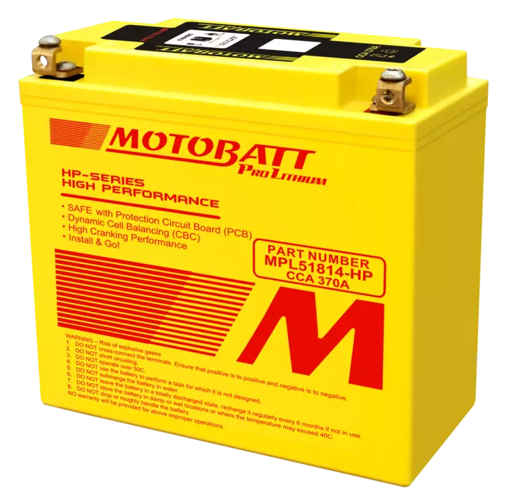 Motobatt lithium batteri MPL51814-HP - Motorbatt batteri - 14-524-2 - 1