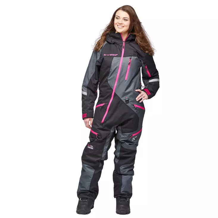 Skoteroverall Sweep Snow Queen 2.0 Dam, svart/grå/rosa - Skoteroveraller - 537-2026-32 - 1