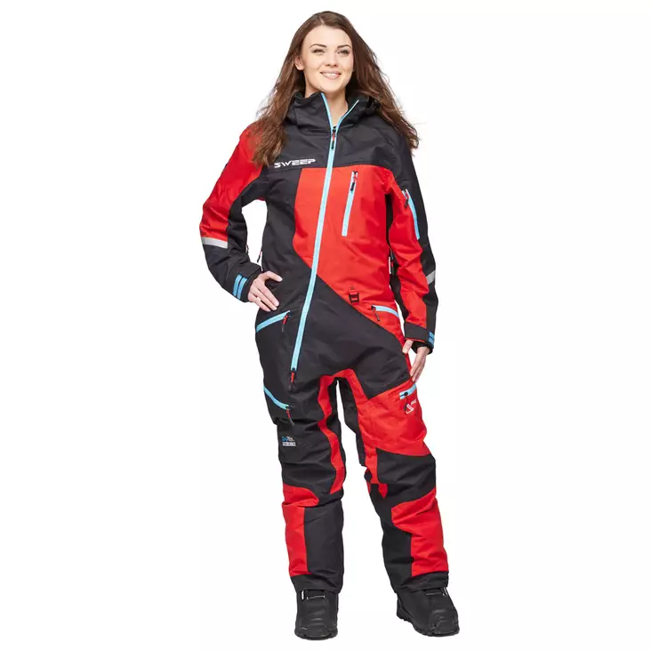 Sweep Snow Queen 2 ladies insulated suit svart/röd - Skoteroveraller - 537-2023-32 - 1