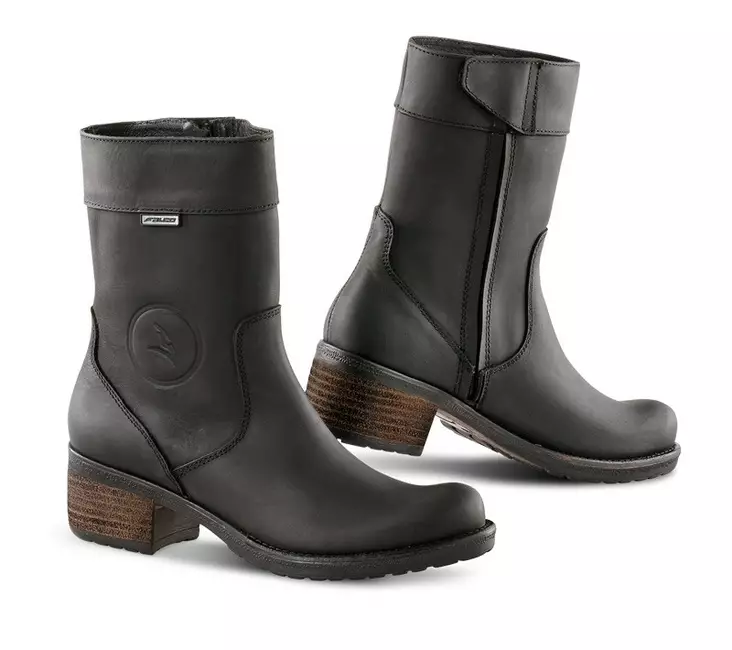 Gianni Falco Ayda 2, black - MC stövlar och skor - 652-2 - 1