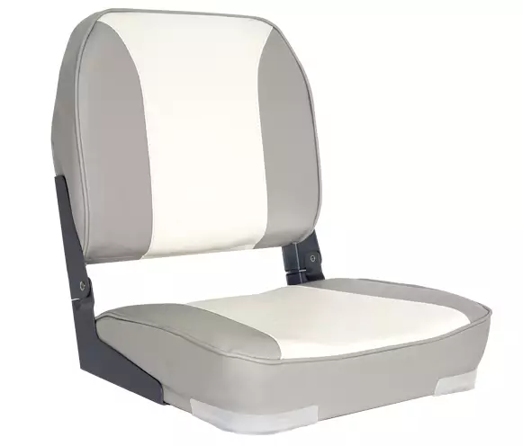 OS DELUXE FOLD DOWN SEAT UPHOLSTERED GREY/WHITE - Sitsar - 131-MA704-32 - 1