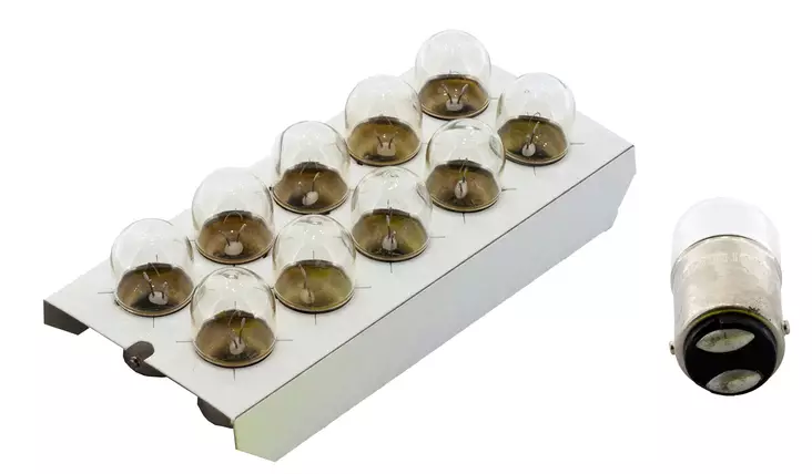 Philips glödlampa 12V 5W BA15D R5W - MC Glödlampor - 12-962 - 1