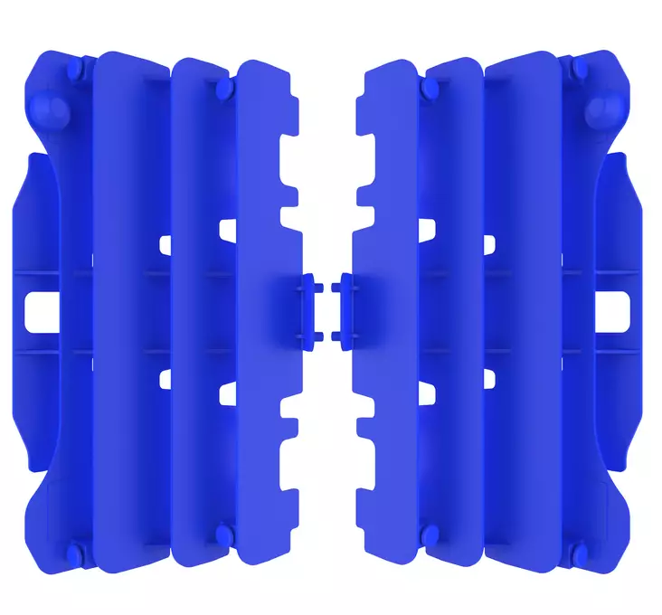 Polisport kylargaller YZ250 / 450 07/09, Blå - Motocross kylargaller - 179-8458100002 - 1