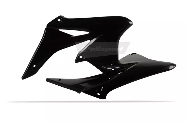 Polisport radiator scoops Suzuki RMZ250(10-18) black - Motocross kylargaller - 176-8413600002 - 1
