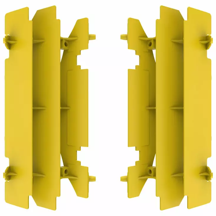 Polisport radiator louvers Suzuki RM125(01-08) RM250(96-06) Yellow rm01 - Motocross kylargaller - 179-8466100002 - 1