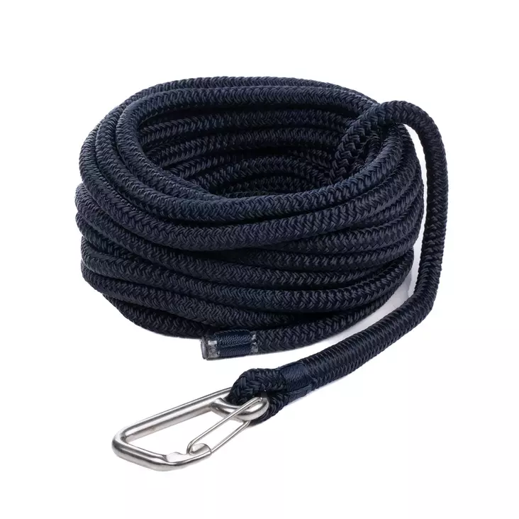 Qvarken Förtöjningslina Dockline med hake 16mm 6m navy - Förtöjningstrossar - 102-03-0102 - 1