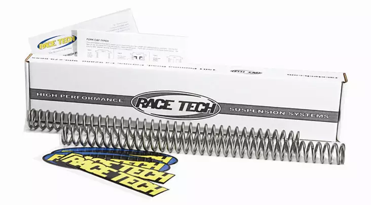 Race Tech Gaffelfjädrar F4146 0,42kg 41,2x461mm - Motocross gaffelfjädrar - 46-56-4146-42 - 1