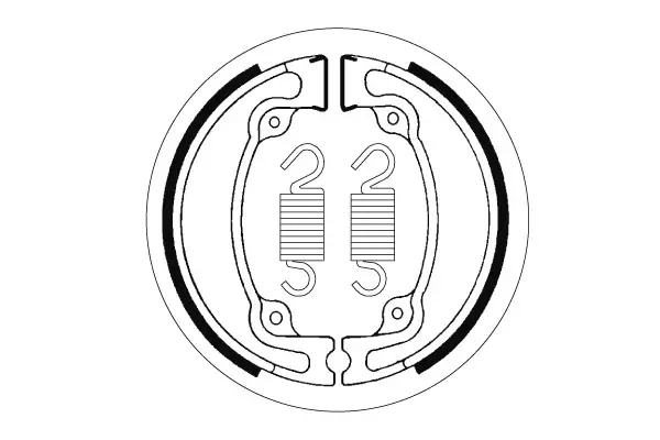 SBS Bromssko 2042 - MC Bromsskor - 23-2042 - 1