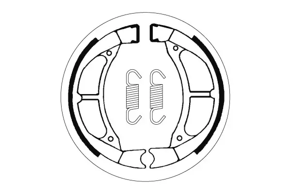 SBS Bromssko 2182 - MC Bromsskor - 23-2182 - 1