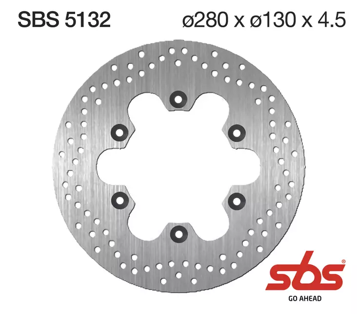 Sbs bromsskiva Standard - MC Bromsskivor - 230-5132 - 1